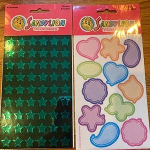 NIP - 10 packages of stickers.